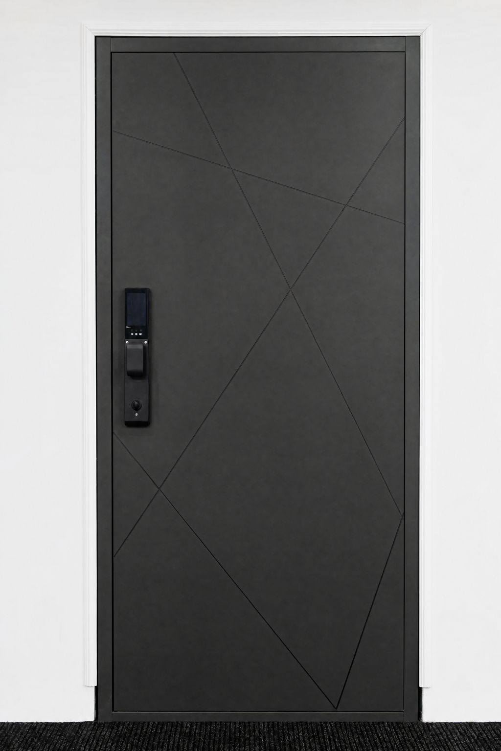 Toplotno izolirana varnostna vhodna vrata IronDOOR02 98×208 cm – vrhunska izvedba: 100-mm profil, s skritimi tečaji
