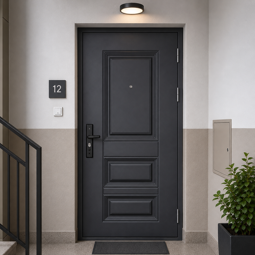 Z LEPOTNO NAPAKO – toplotno izolirana varnostna vhodna vrata IronDOOR15 95x205 cm