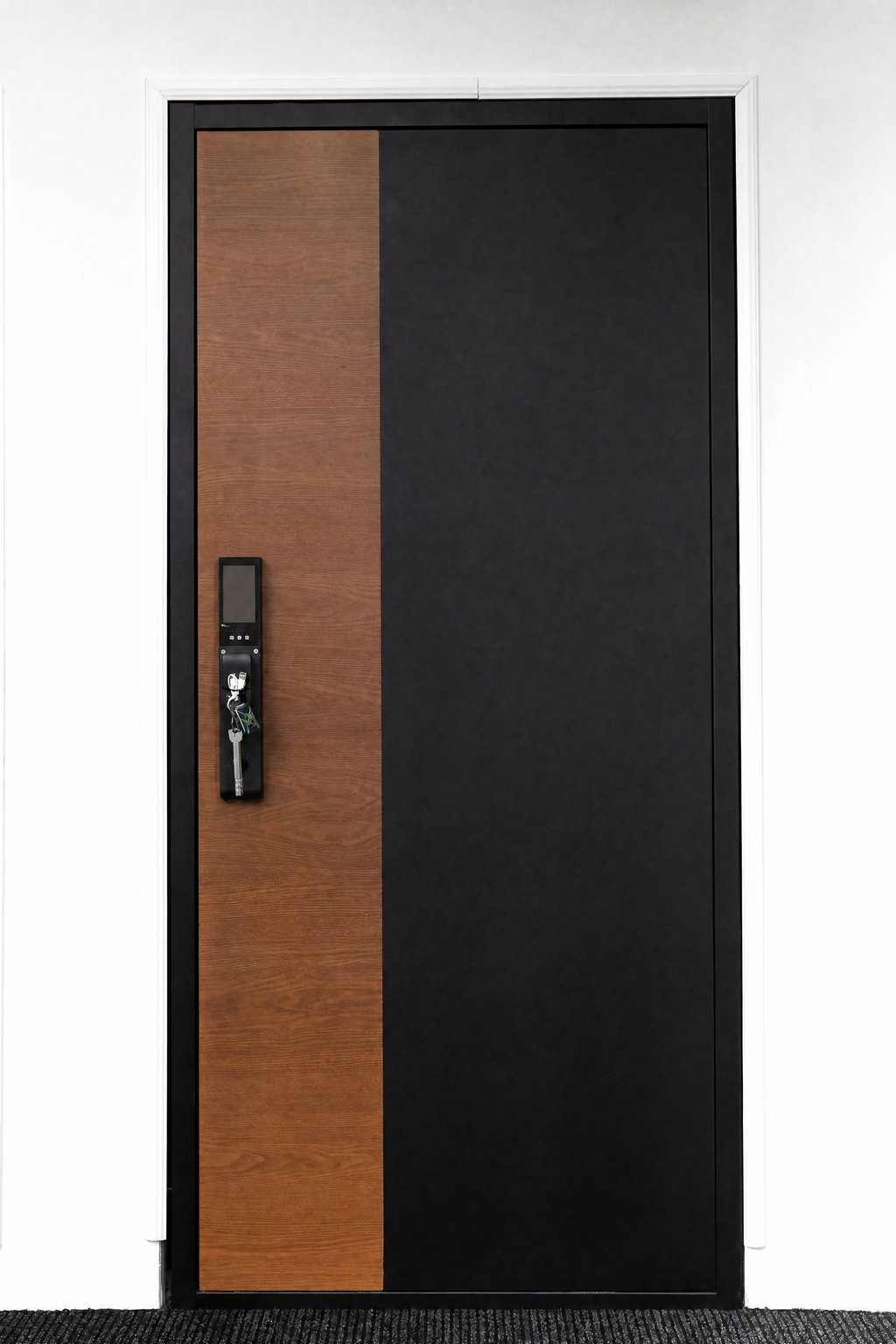 Toplotno izolirana varnostna vhodna vrata IronDOOR27 98×208 cm – vrhunska izvedba: 100-mm profil, s skritimi tečaji